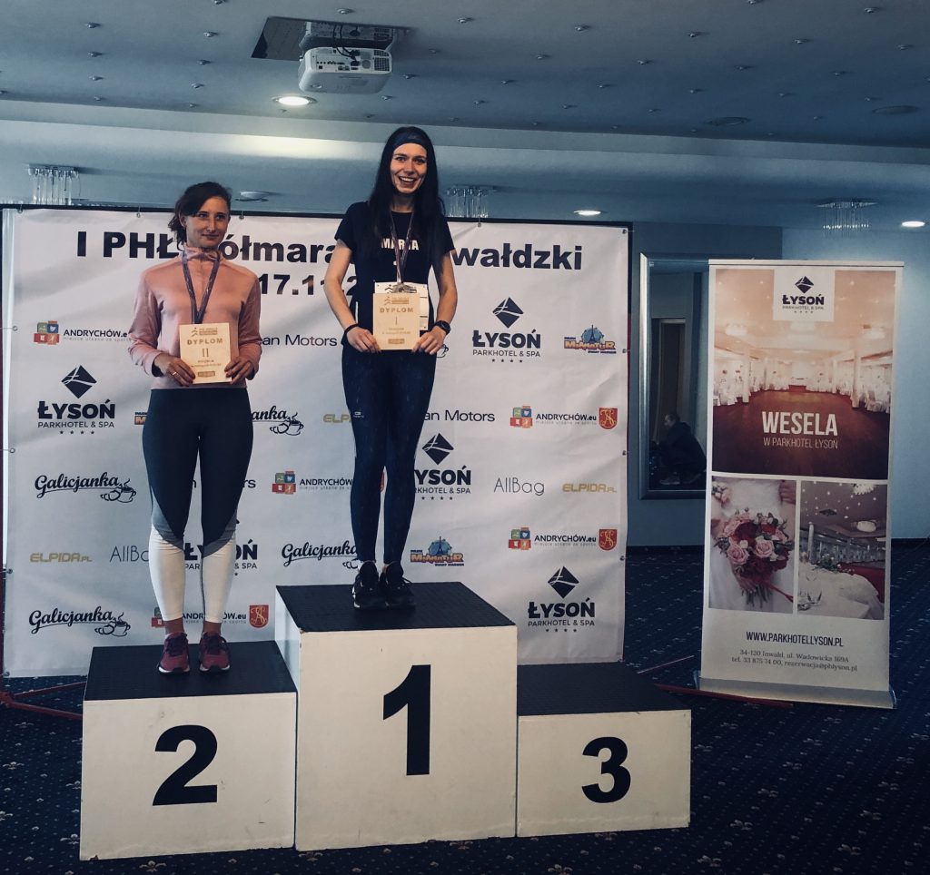 1. miejsce w półmaratonie